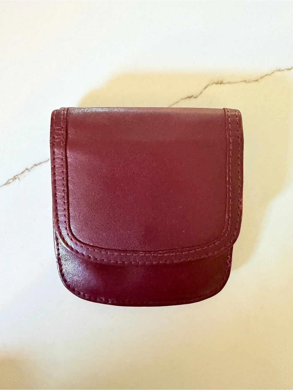 Taxi Wallet one world one wallet Compact red  Leather Coin Pouch
